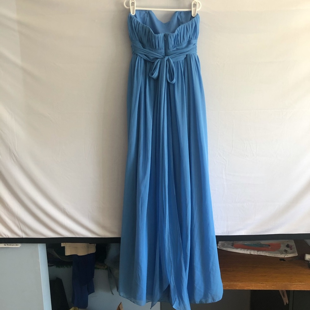 Light blue chiffon dress - Picture 3 of 3